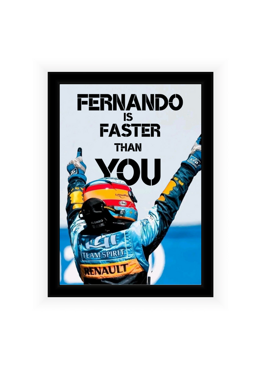 Plakat Fernando Alonso